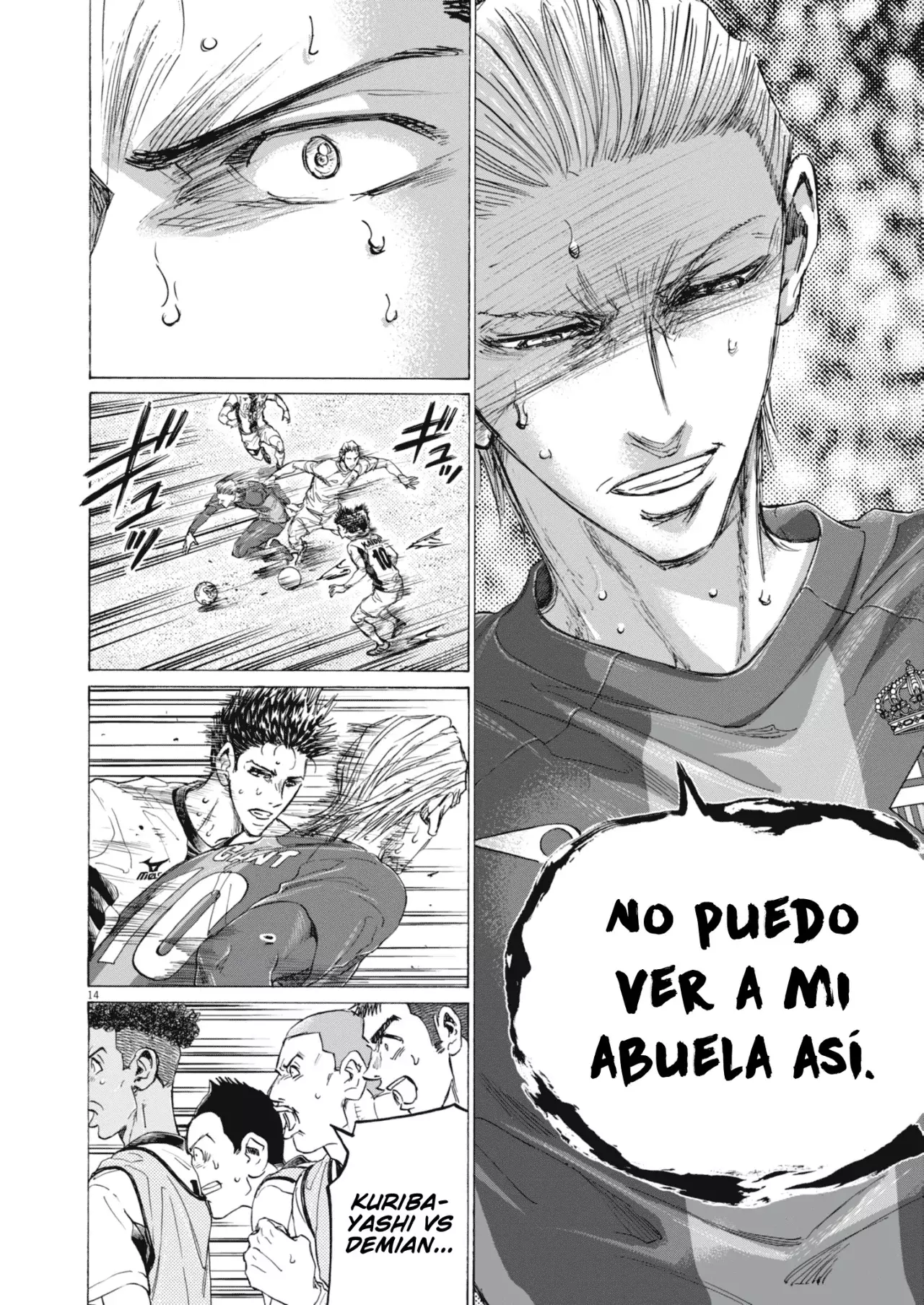 Ao ashi capítulo 400, página 14