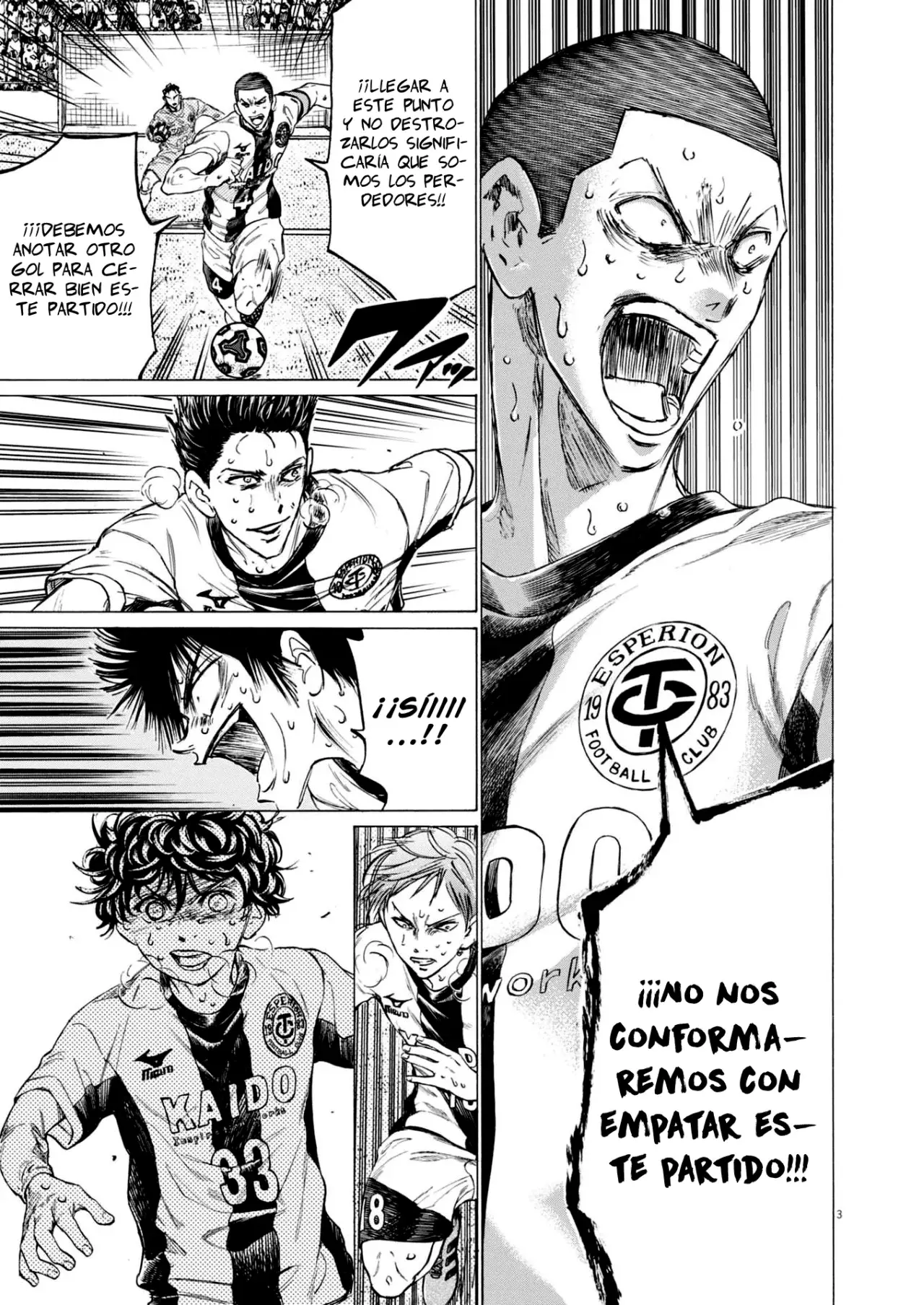 Ao ashi capítulo 402, página 4