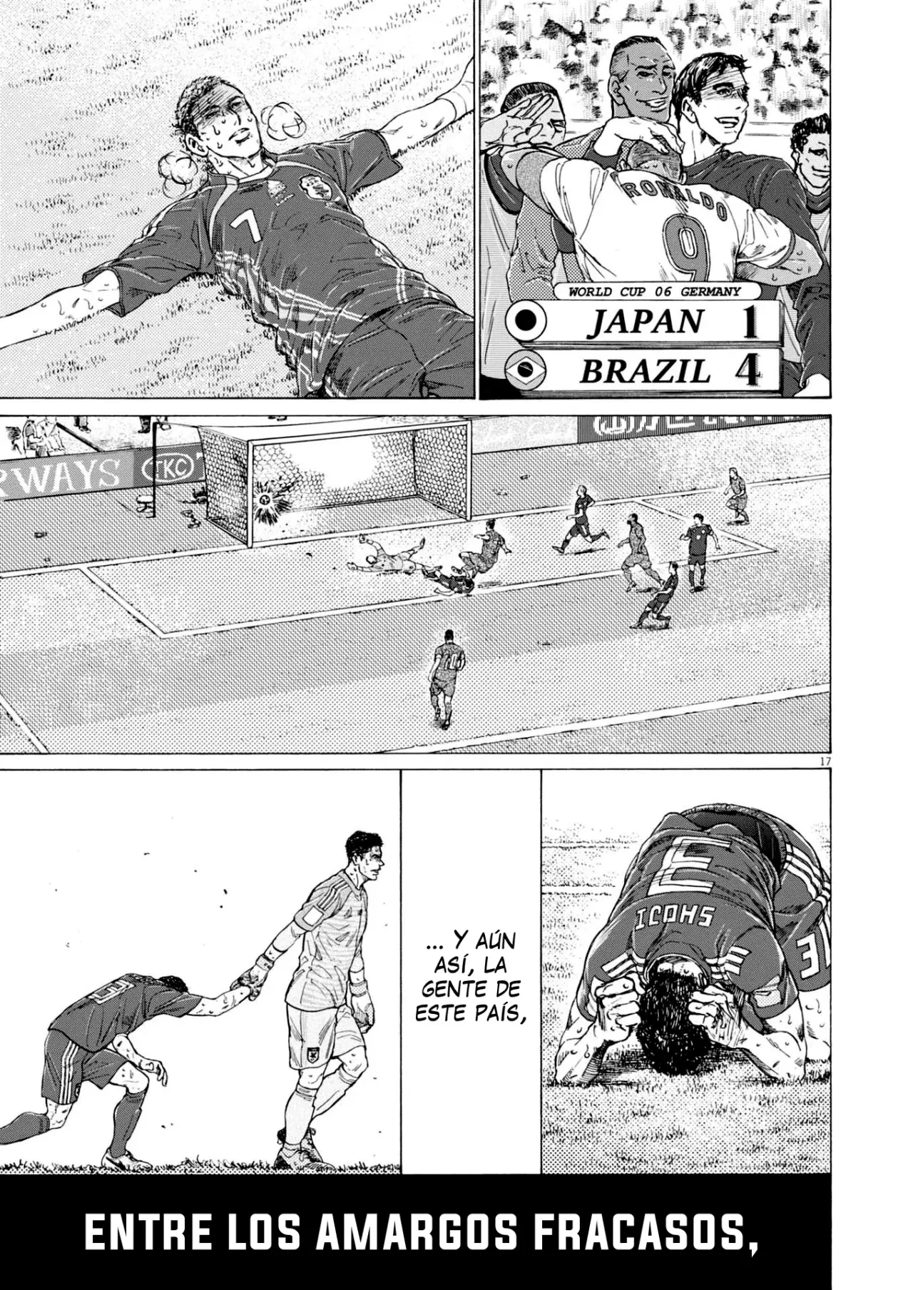 Ao ashi capítulo 402, página 18