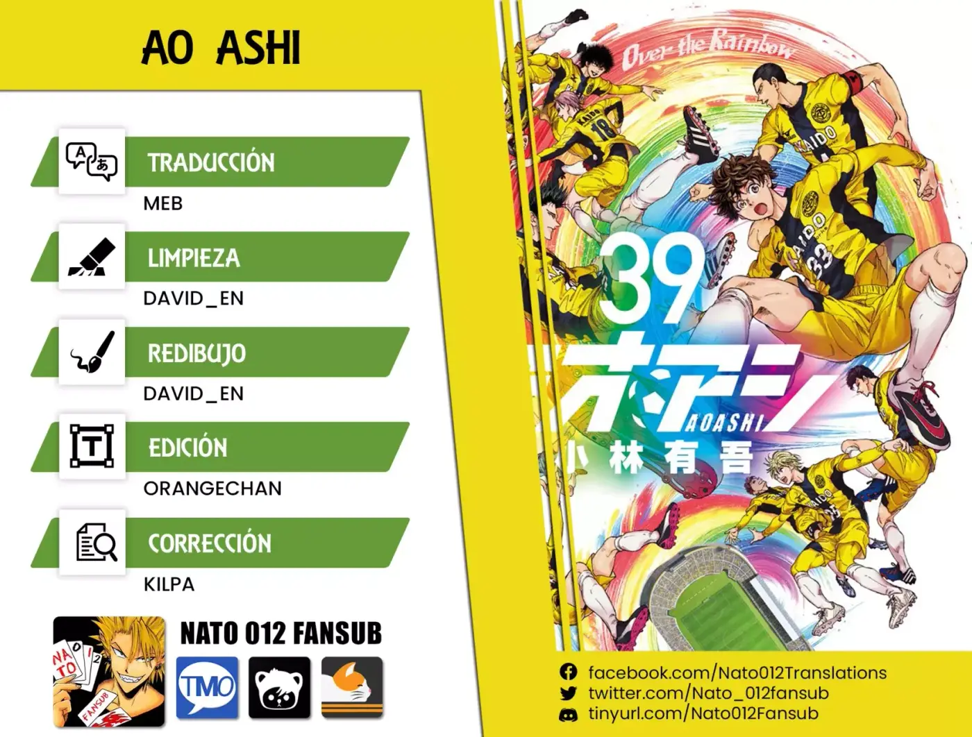 Ao ashi capítulo 404, página 1