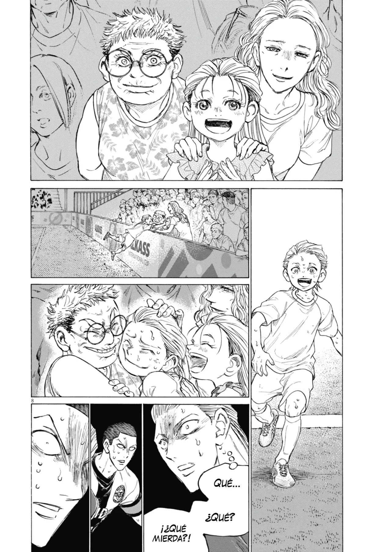 Ao ashi capítulo 404, página 9