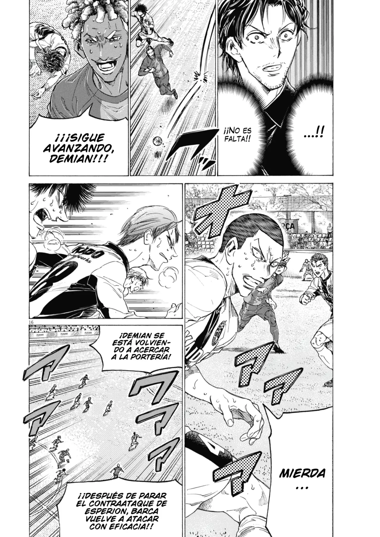 Ao ashi capítulo 404, página 17