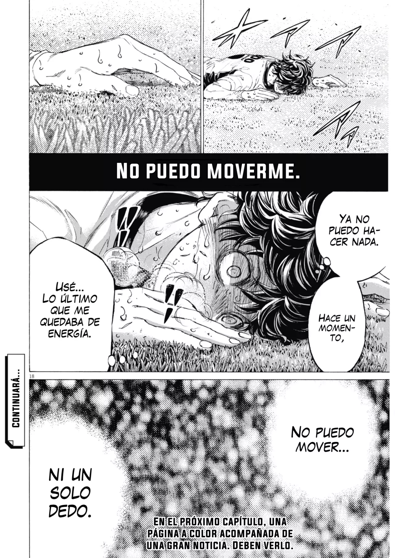 Ao ashi capítulo 404, página 19