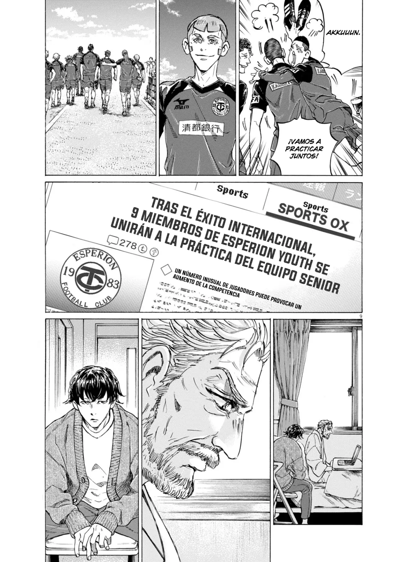 Ao ashi capítulo 408, página 10