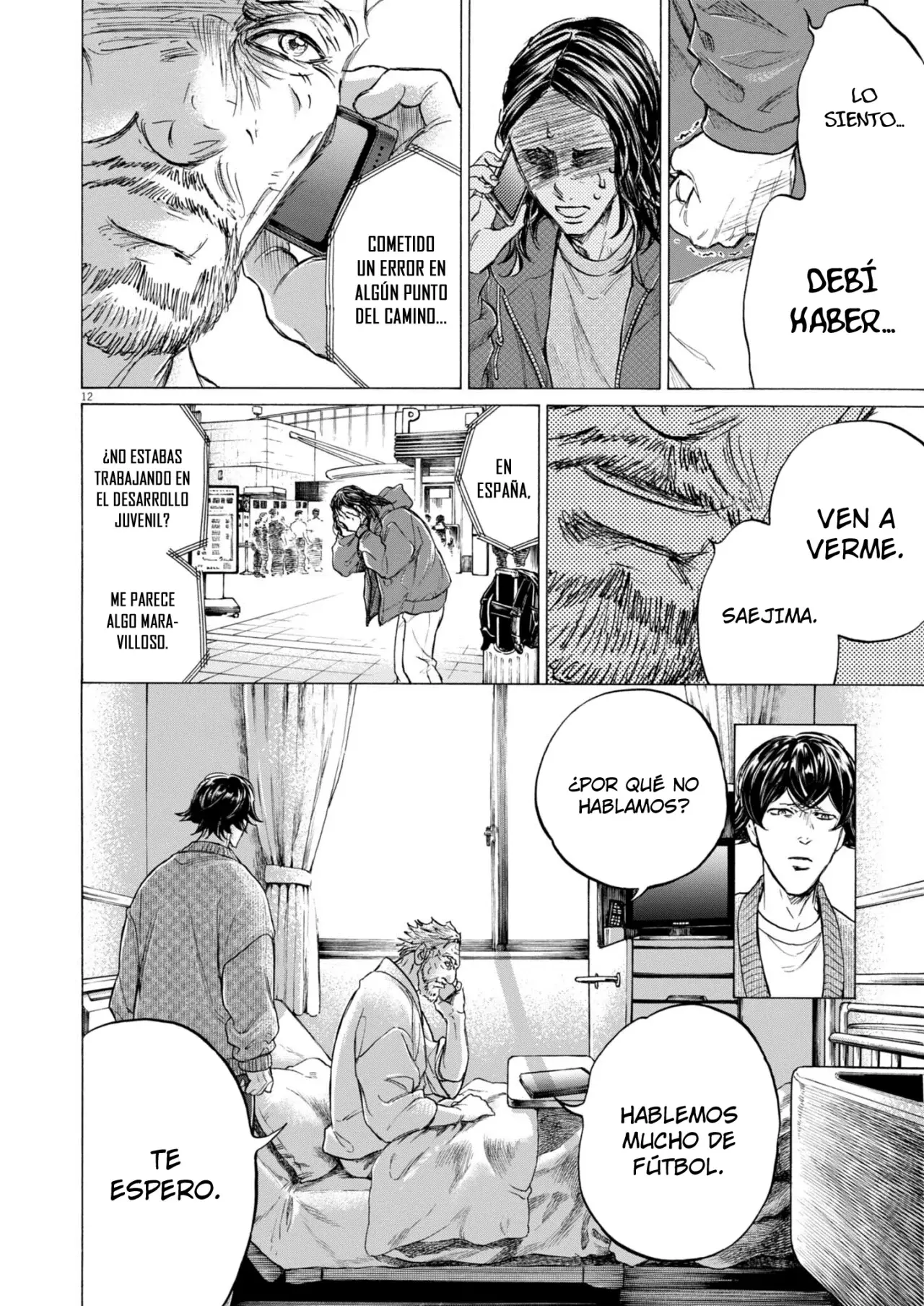 Ao ashi capítulo 408, página 13