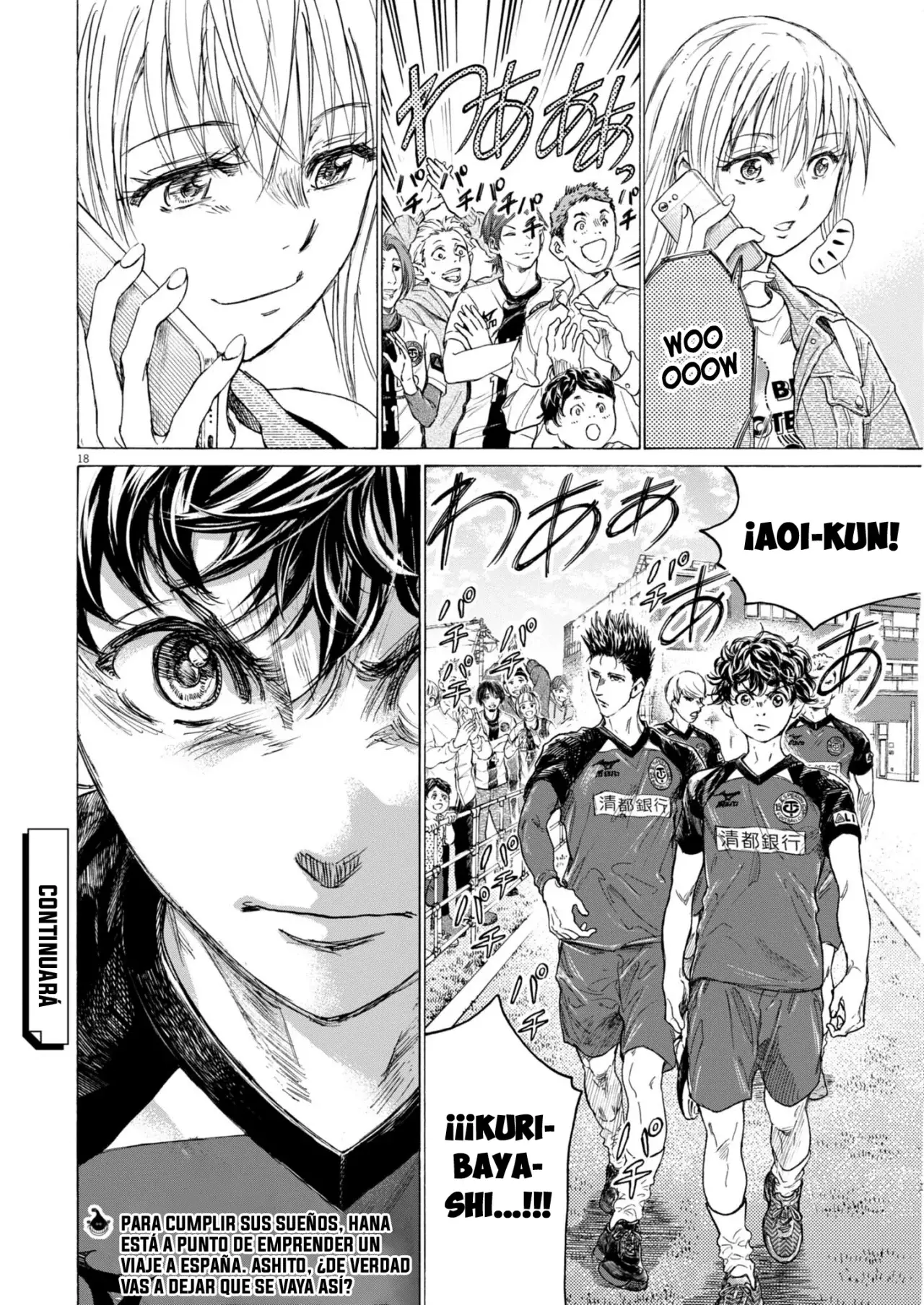 Ao ashi capítulo 408, página 19
