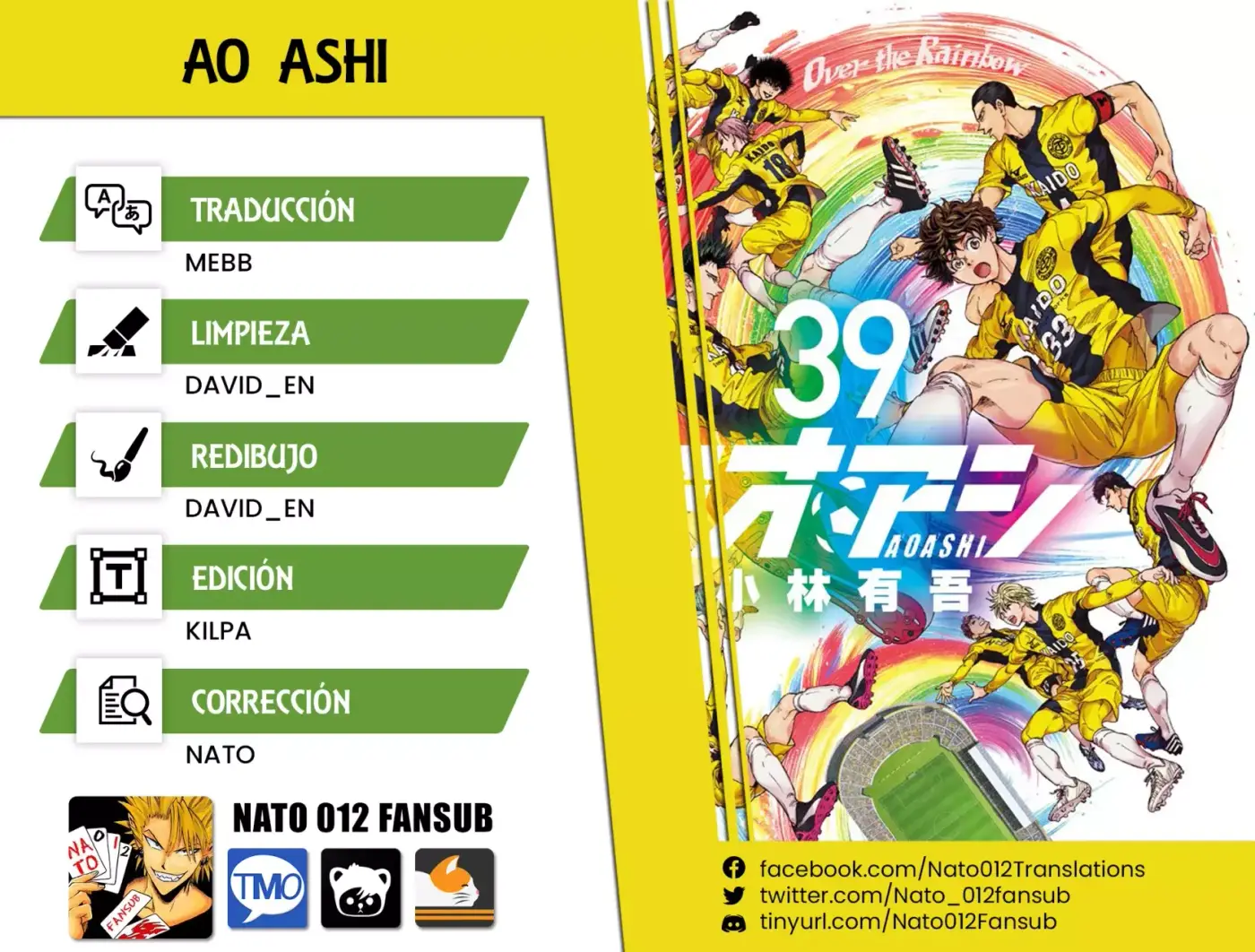 Ao ashi capítulo 409, página 1