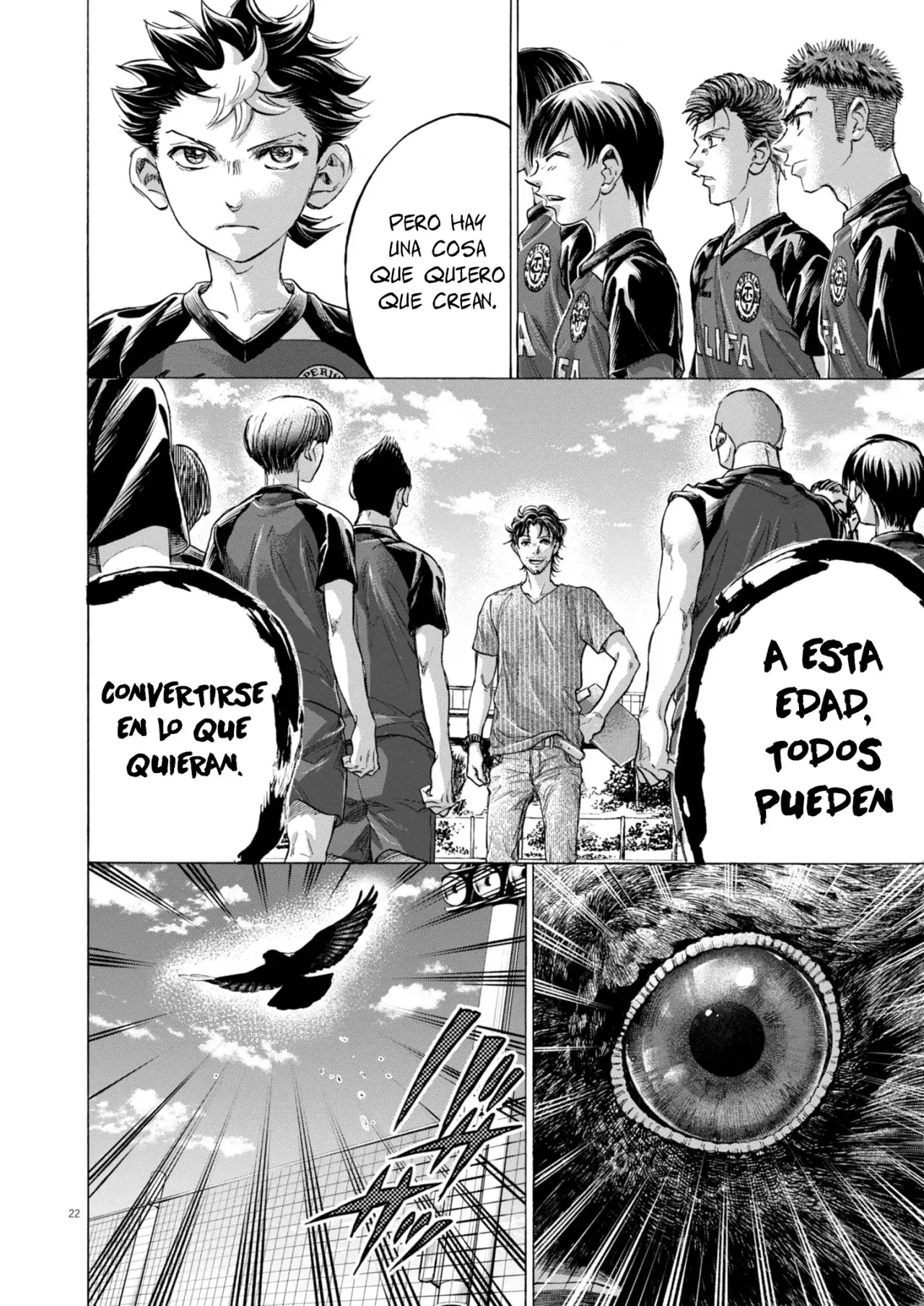 Ao ashi capítulo 410, página 25