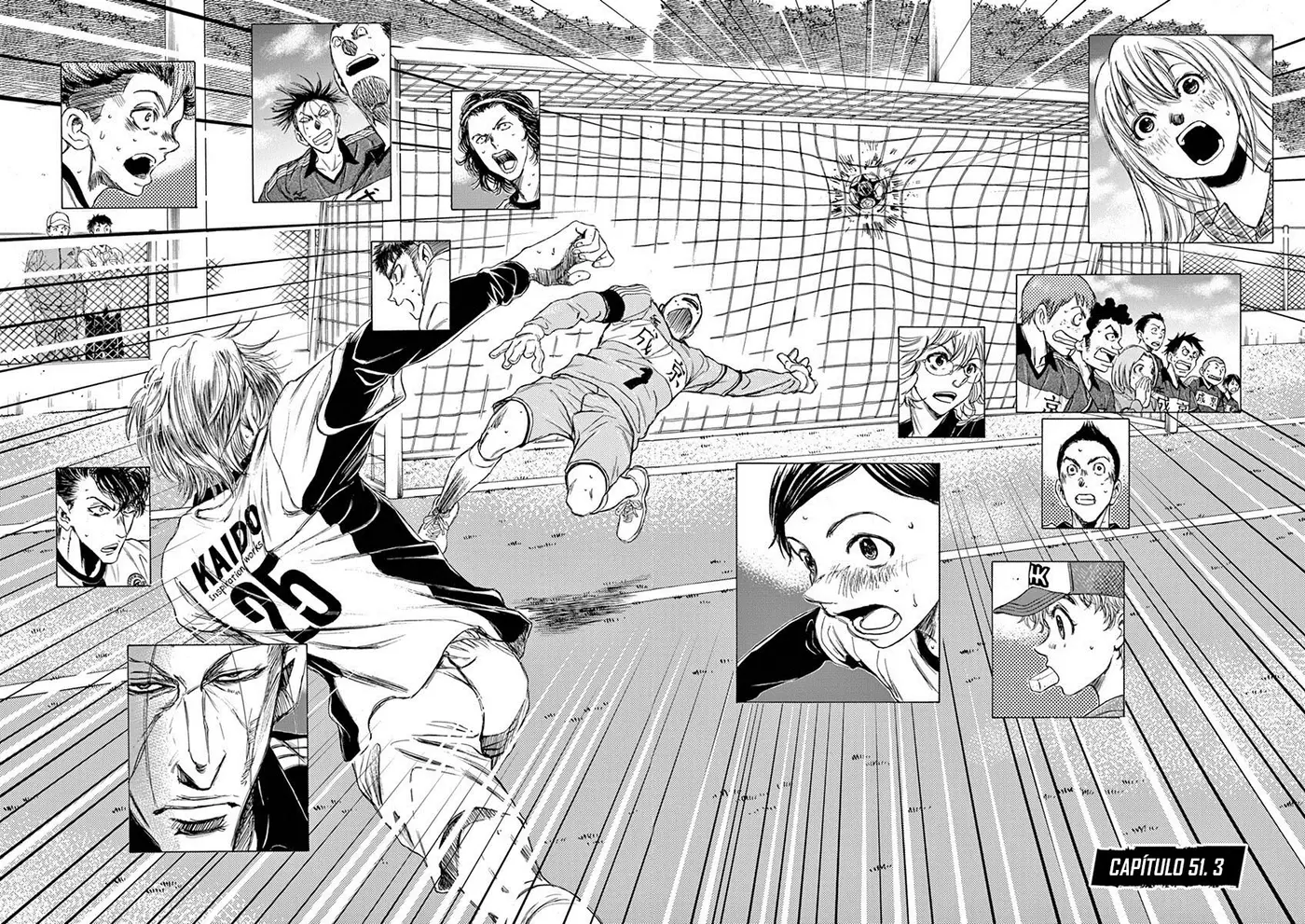 Ao ashi capítulo 51, página 8