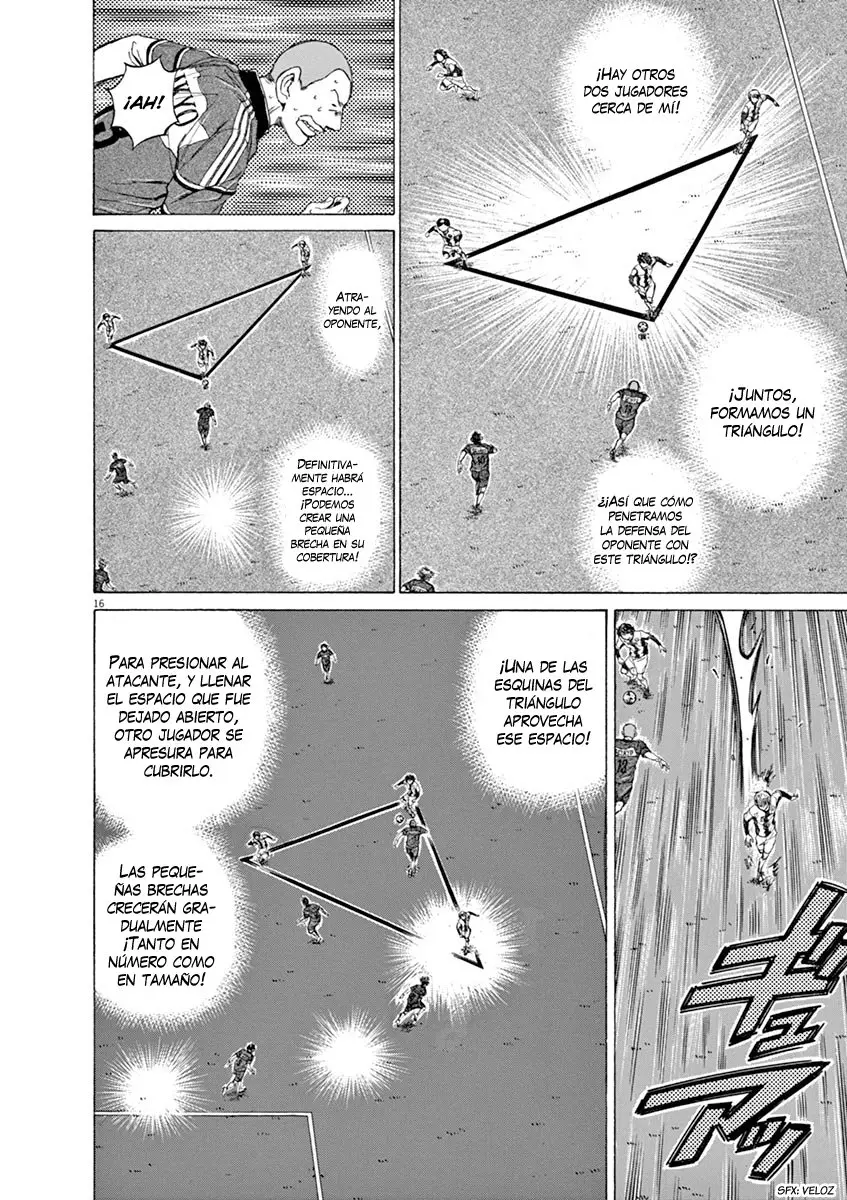 Ao ashi capítulo 52, página 18