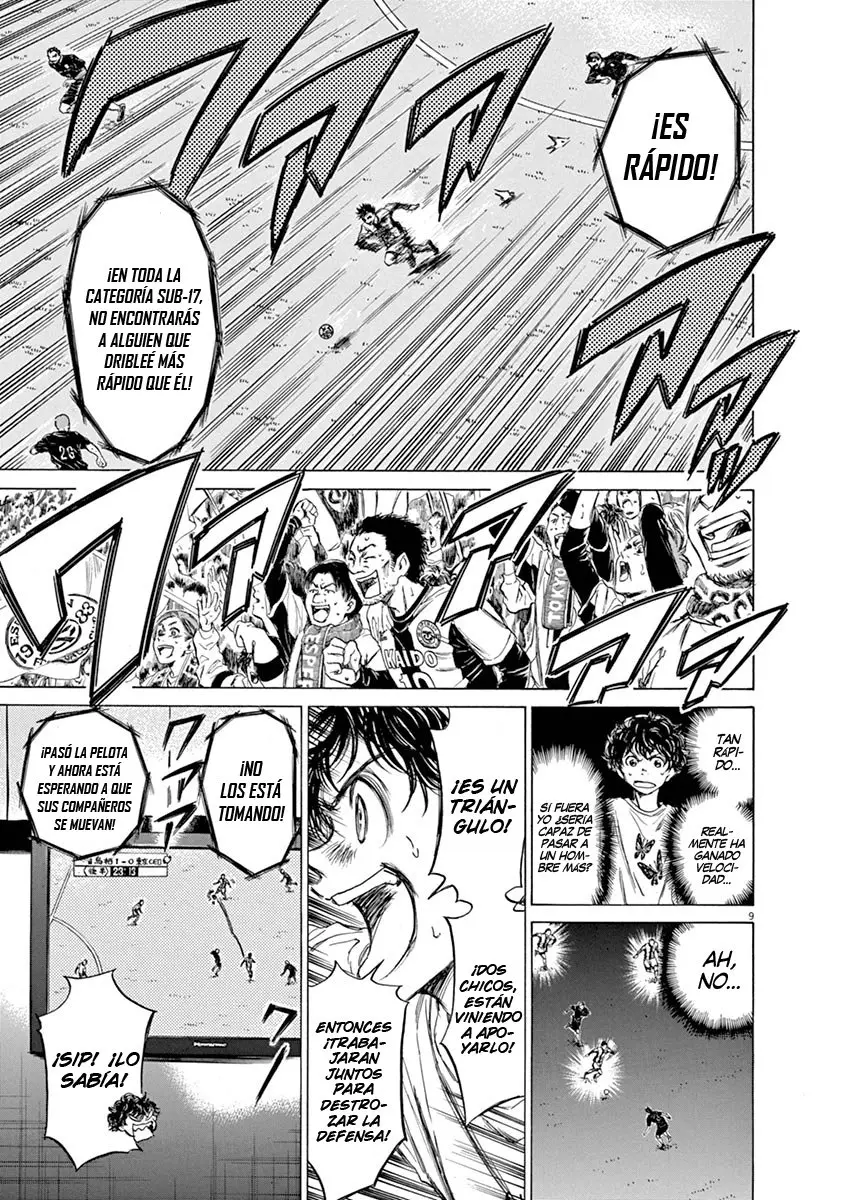 Ao ashi capítulo 57, página 10