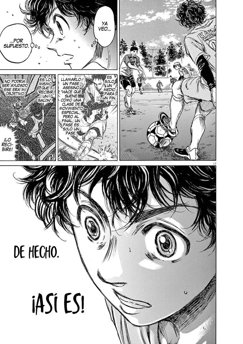 Ao ashi capítulo 60, página 18
