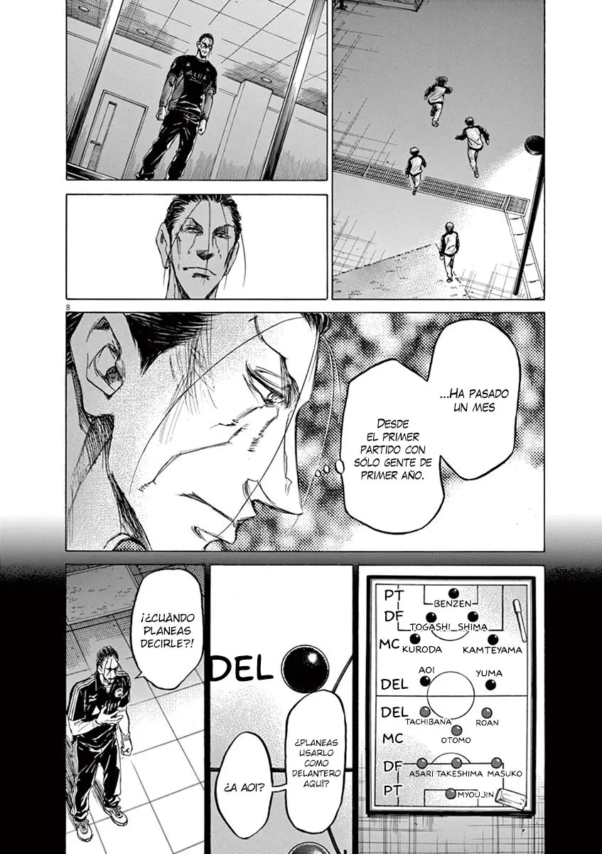 Ao ashi capítulo 63, página 9