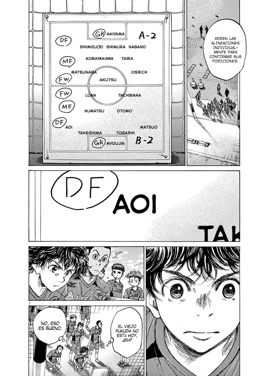 Ao ashi capítulo 66, página 9