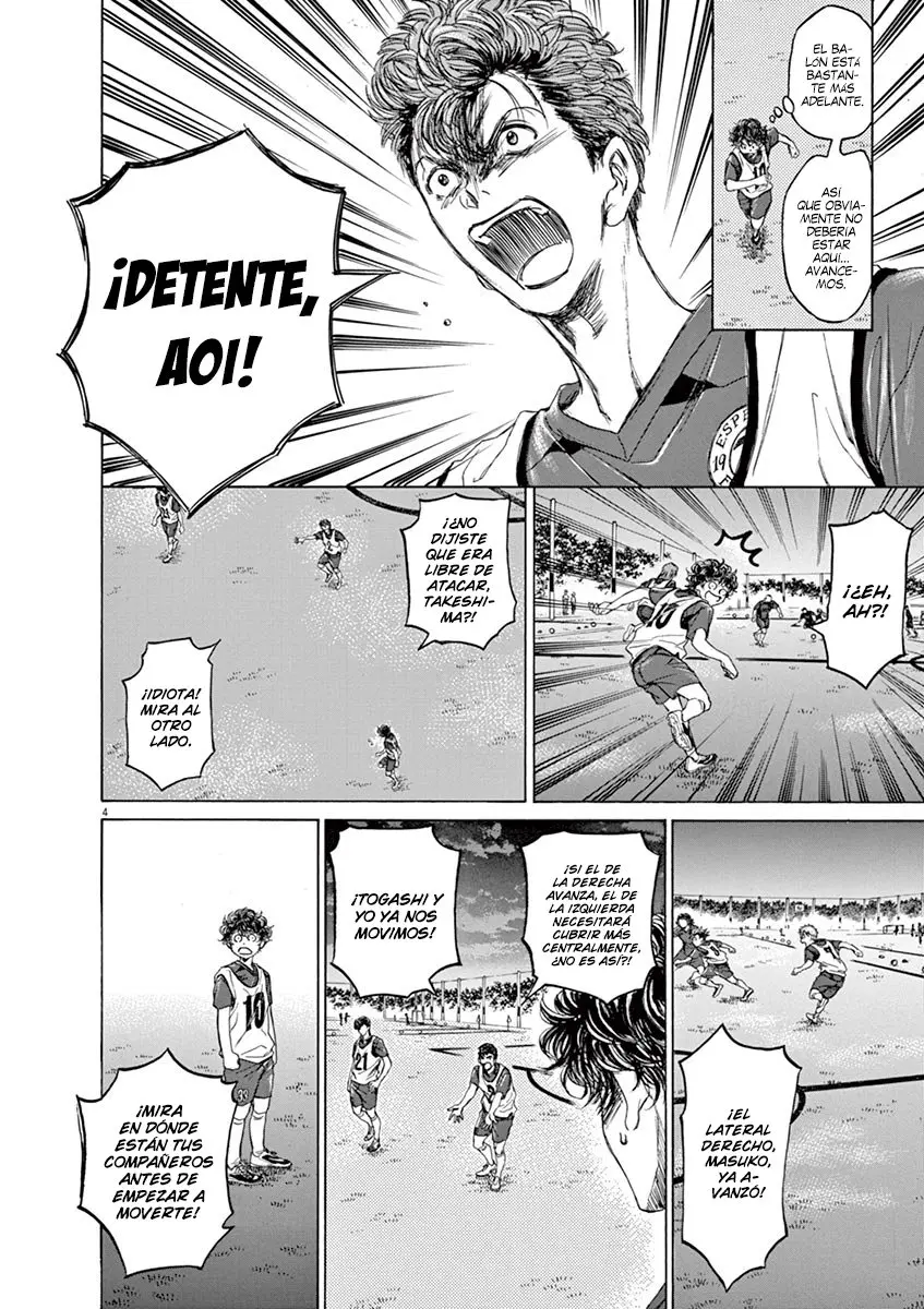 Ao ashi capítulo 67, página 5