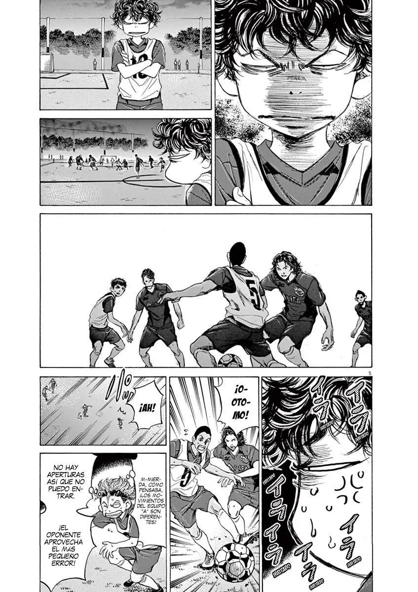 Ao ashi capítulo 67, página 6