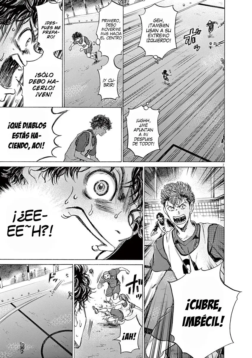 Ao ashi capítulo 67, página 8