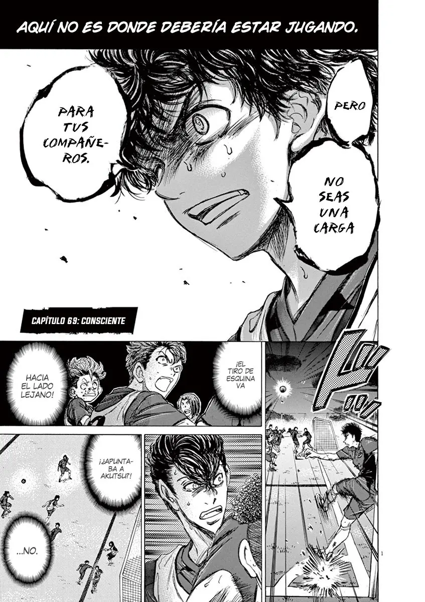 Ao ashi capítulo 69, página 2
