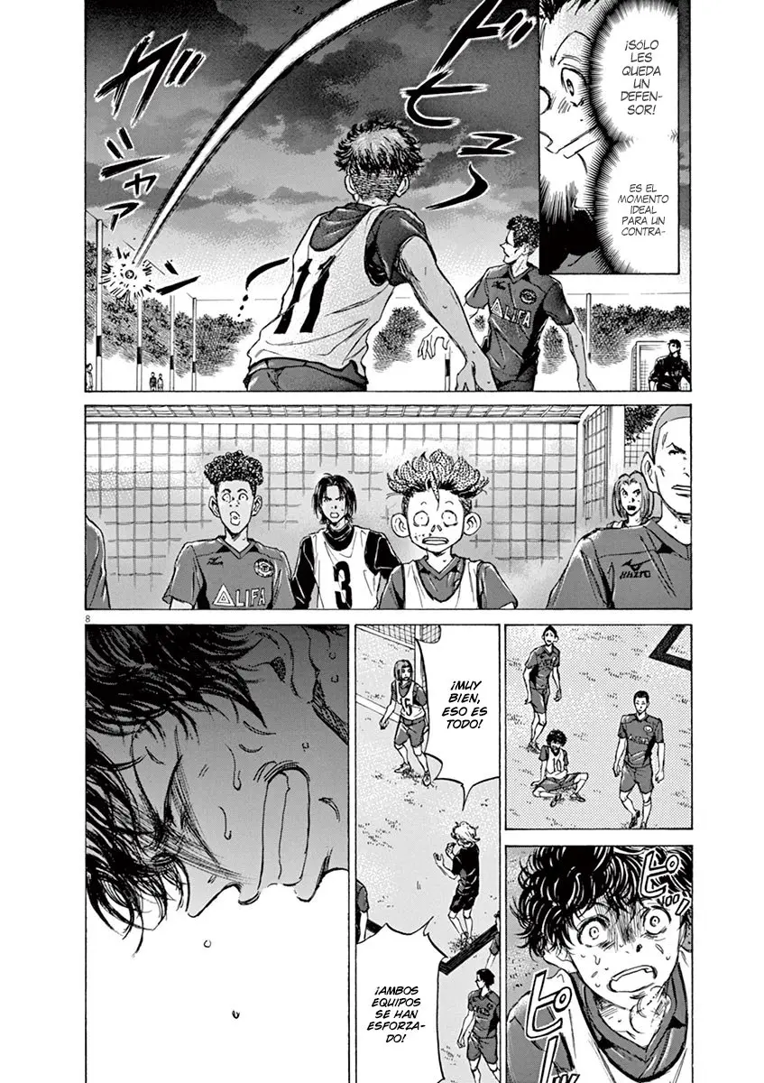 Ao ashi capítulo 69, página 9