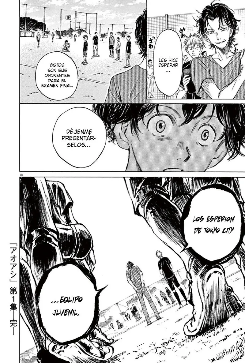 Ao ashi capítulo 7, página 19