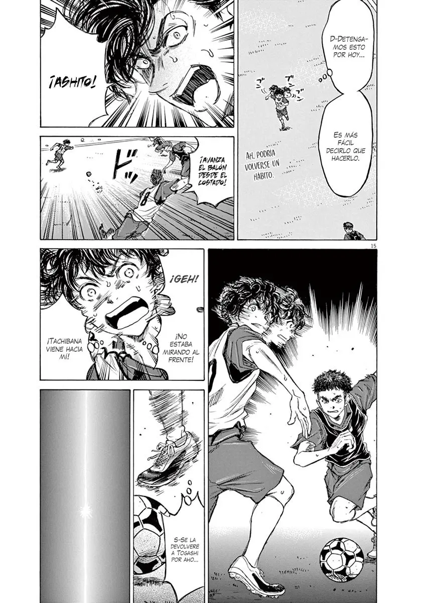 Ao ashi capítulo 71, página 16