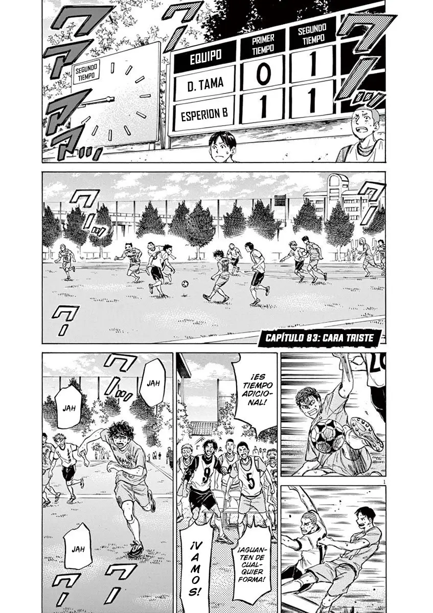 Ao ashi capítulo 83, página 2