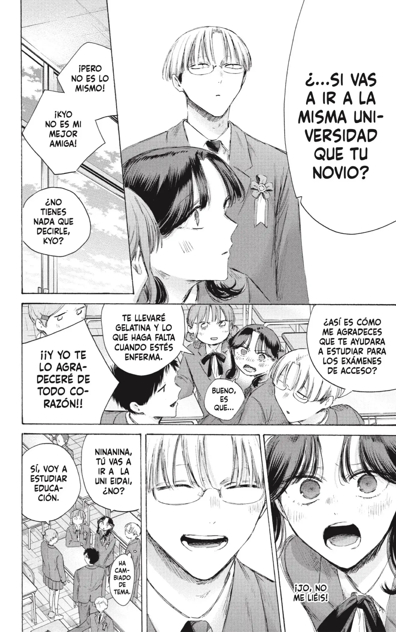 Ao no Hako capítulo 250, página 8