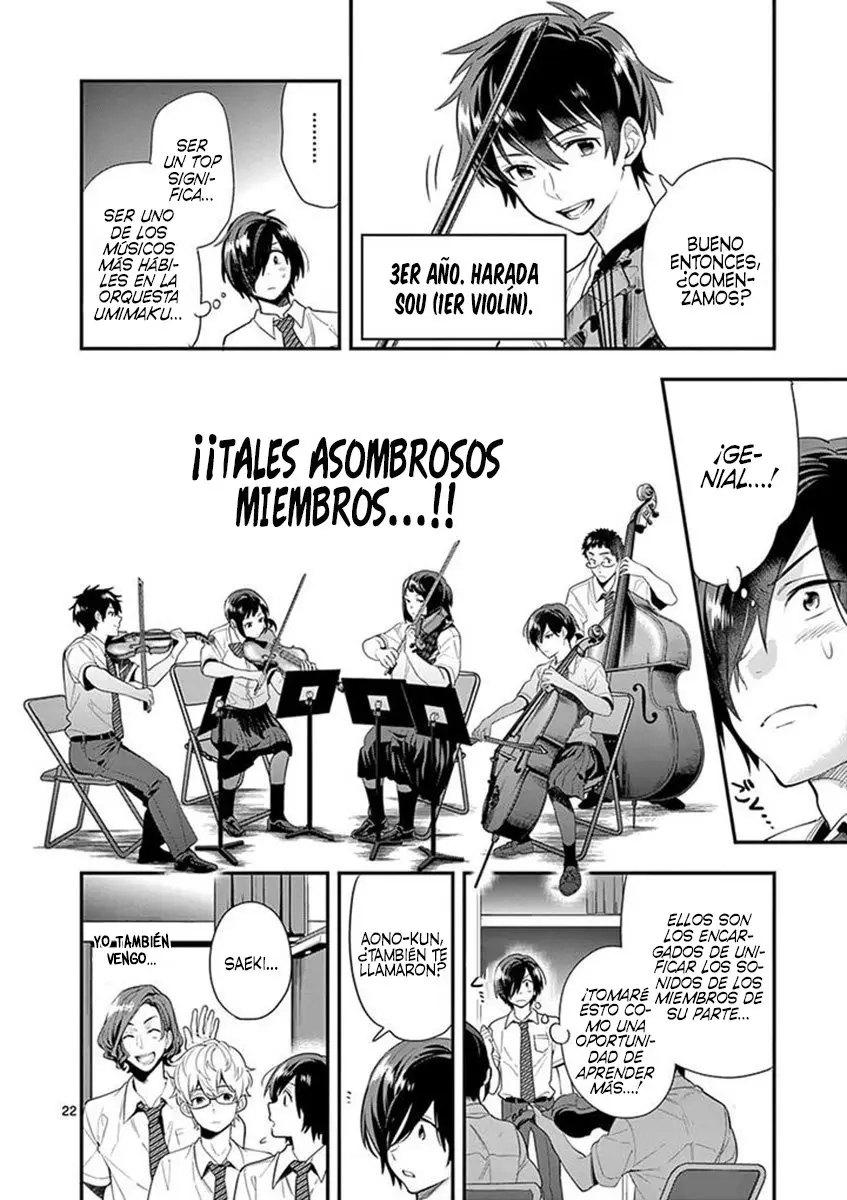 Ao no Orchestra capítulo 23, página 23