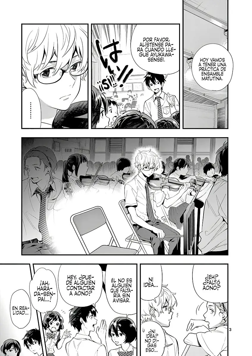 Ao no Orchestra capítulo 26, página 4