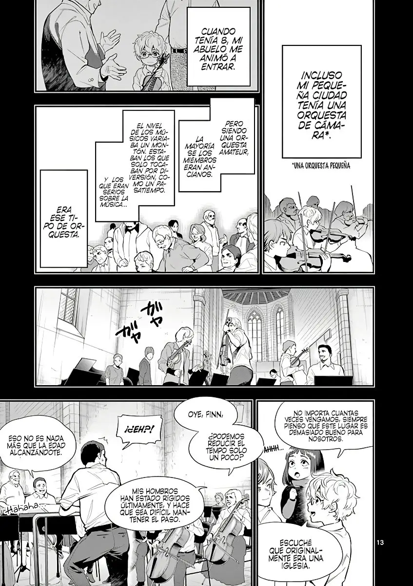 Ao no Orchestra capítulo 27, página 14