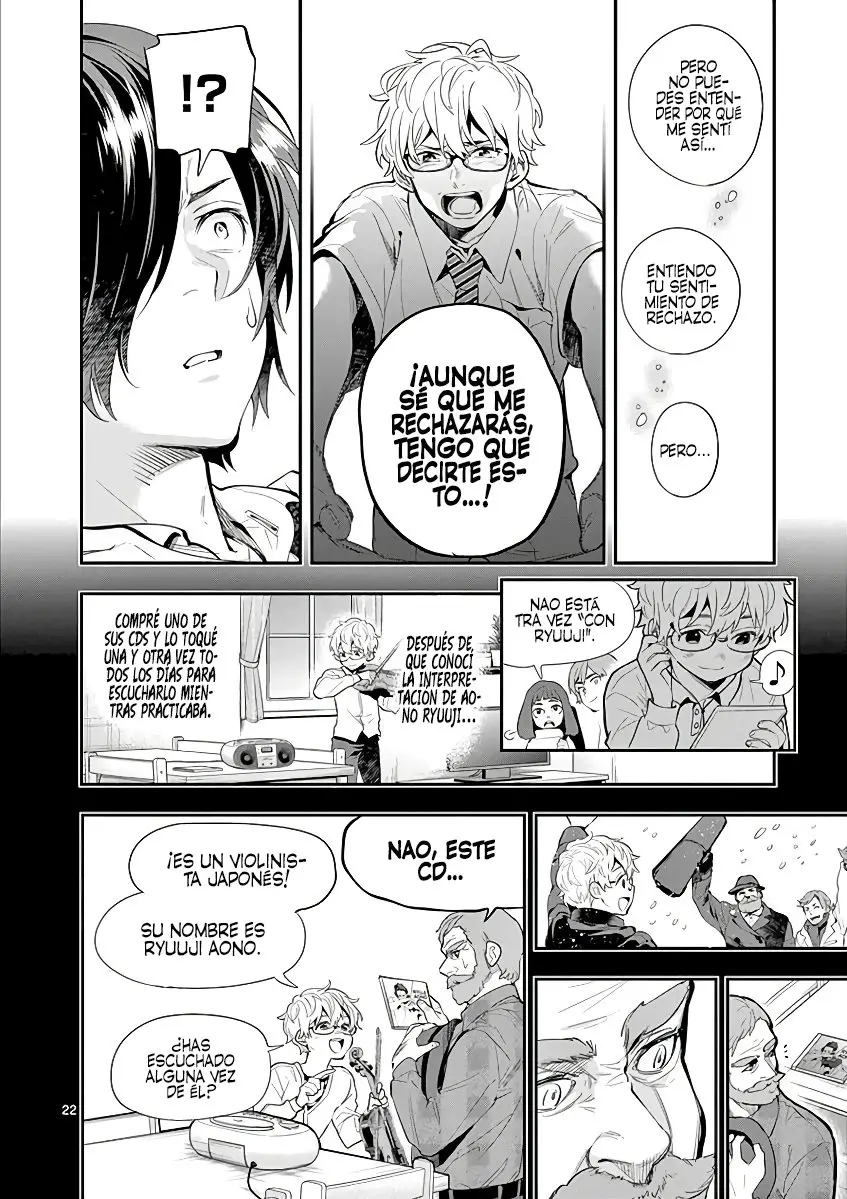 Ao no Orchestra capítulo 27, página 23