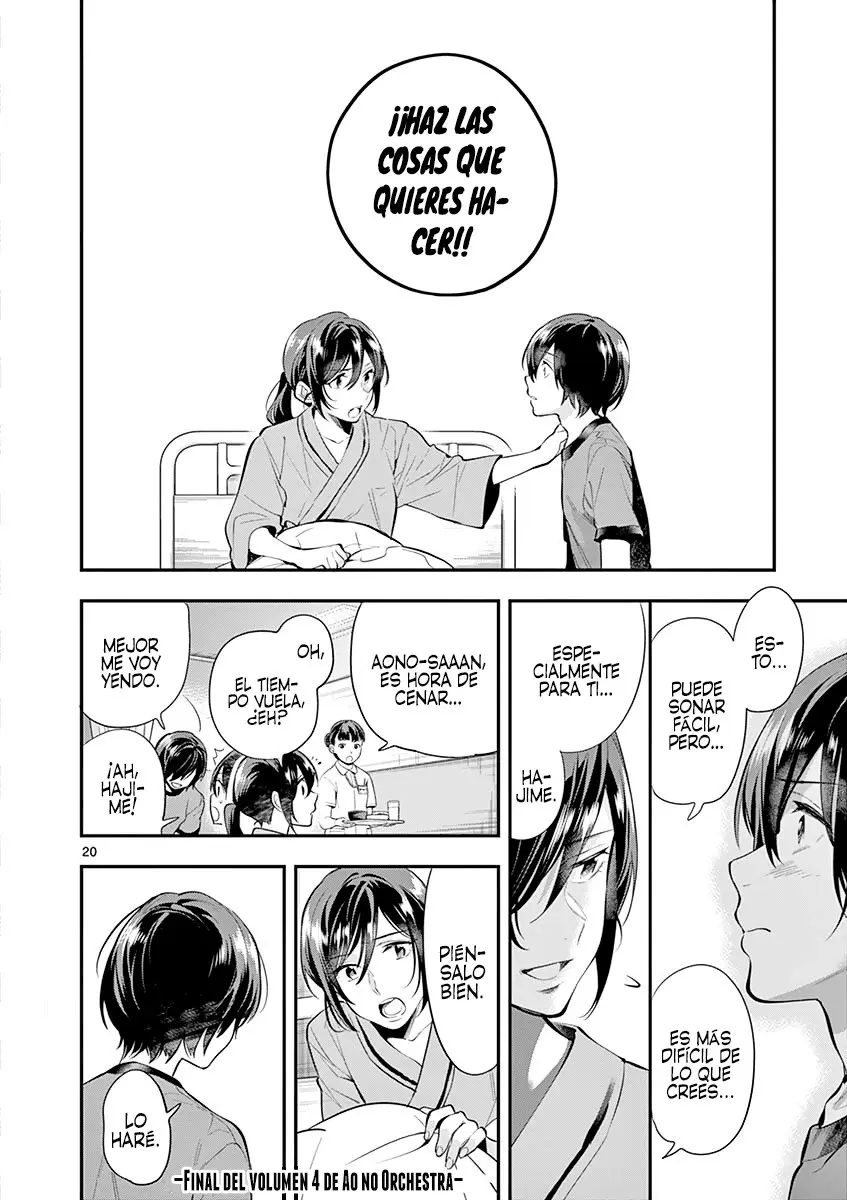 Ao no Orchestra capítulo 28, página 21