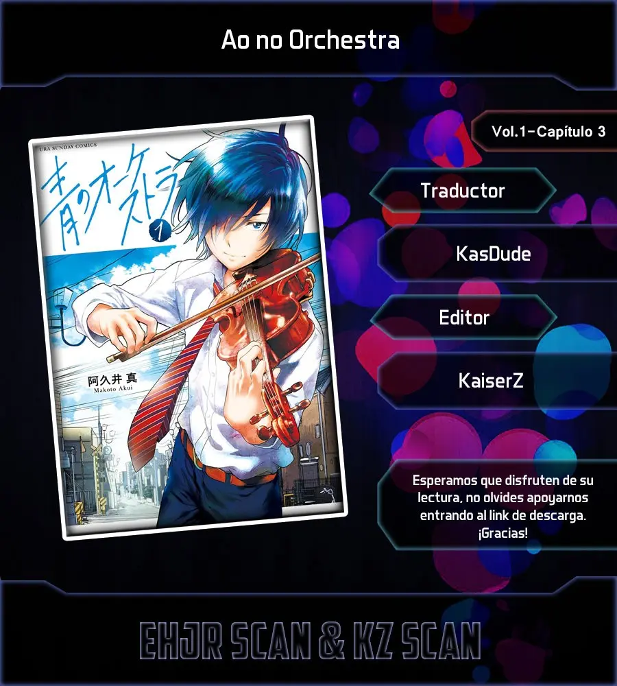 Ao no Orchestra capítulo 3, página 1