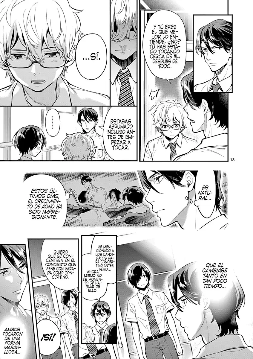 Ao no Orchestra capítulo 35, página 14