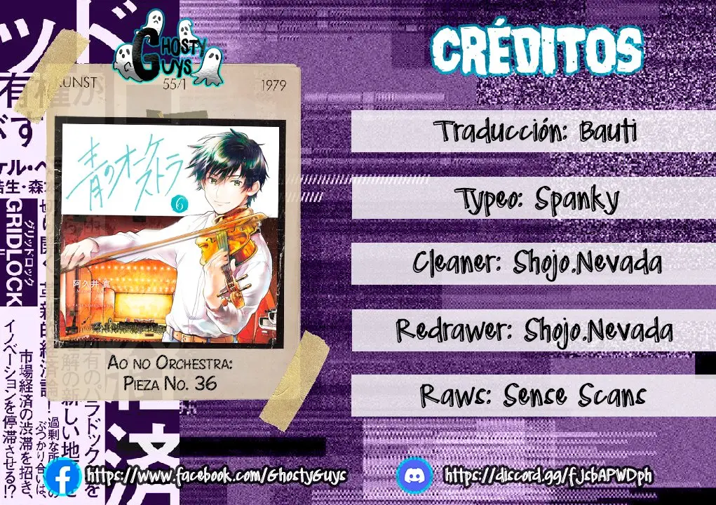 Ao no Orchestra capítulo 36, página 1