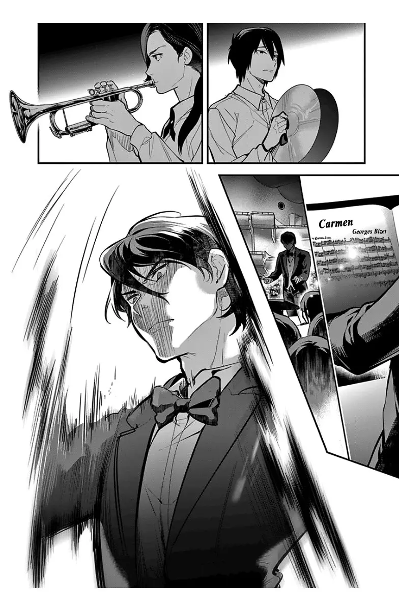 Ao no Orchestra capítulo 36, página 14