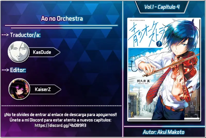 Ao no Orchestra capítulo 4, página 1