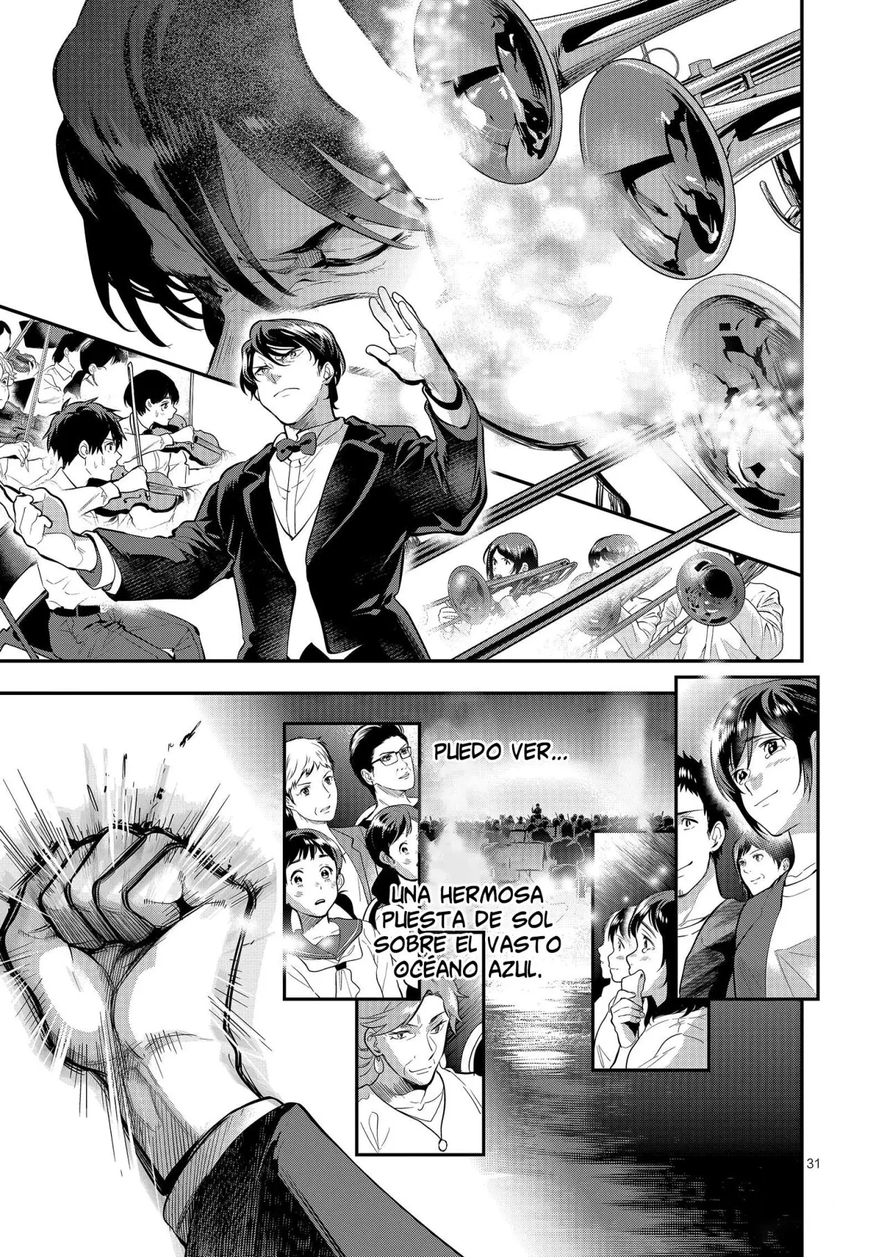 Ao no Orchestra capítulo 41, página 34