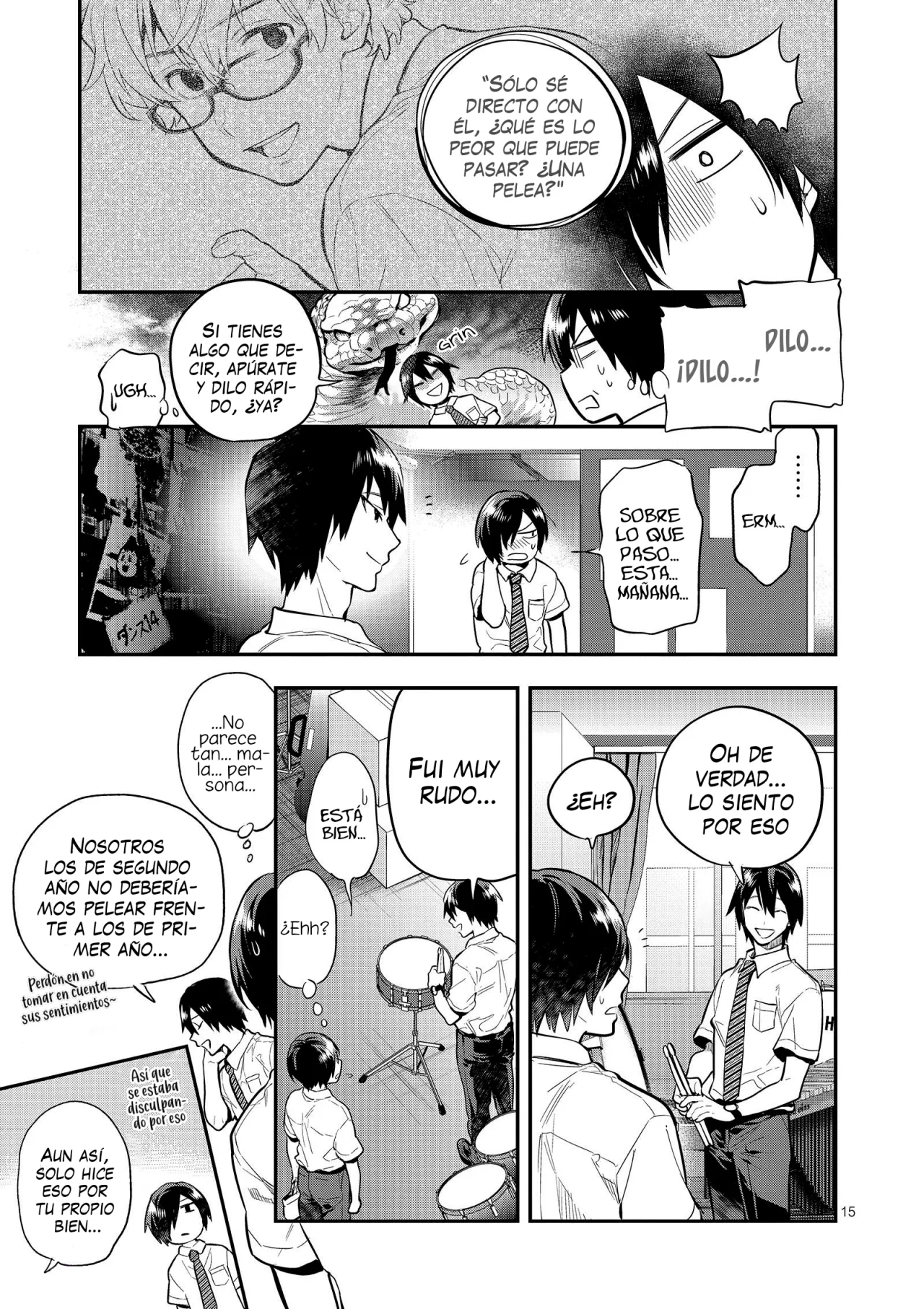 Ao no Orchestra capítulo 43, página 16