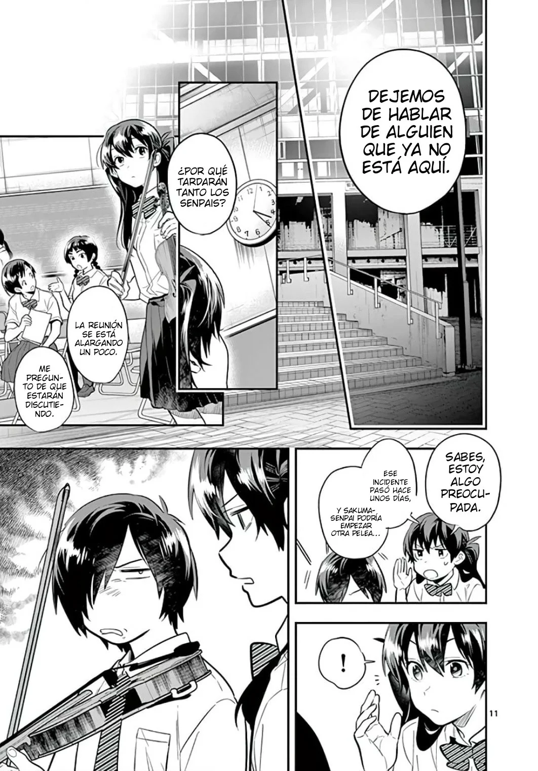 Ao no Orchestra capítulo 44, página 12