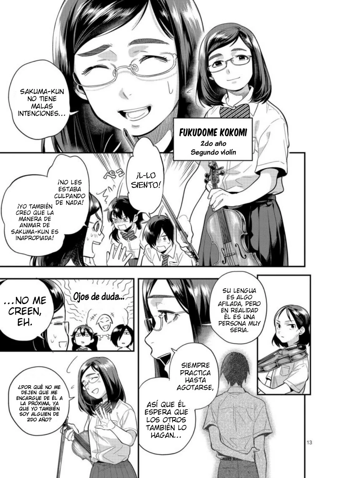 Ao no Orchestra capítulo 44, página 14