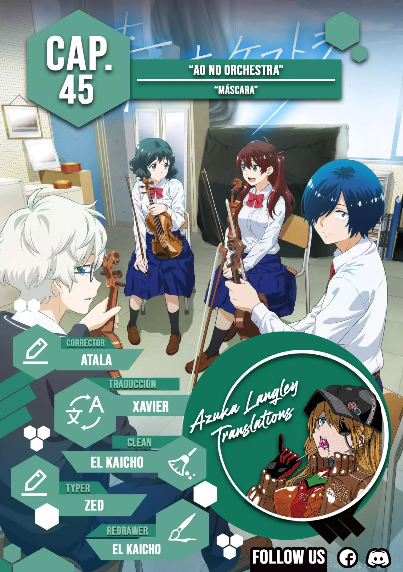 Ao no Orchestra capítulo 45, página 1