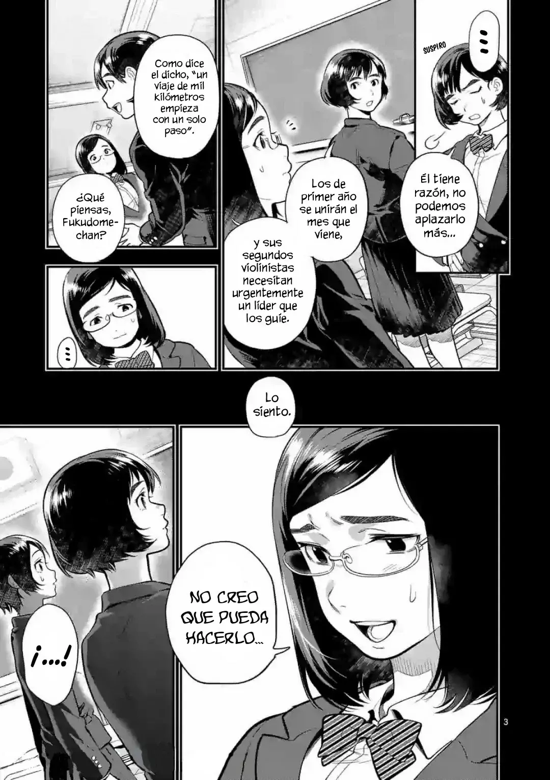 Ao no Orchestra capítulo 45, página 4