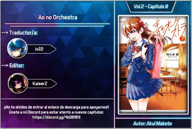 Ao no Orchestra capítulo 8, página 1
