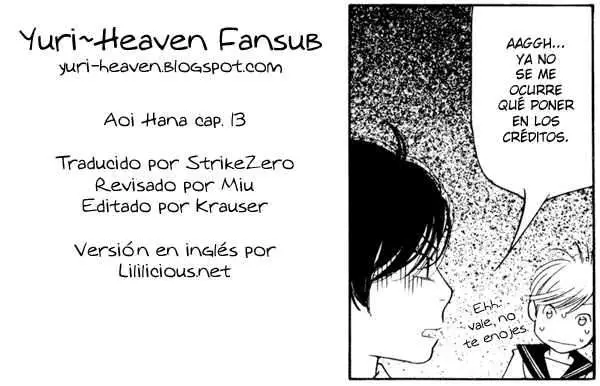 Aoi Hana capítulo 13, página 1