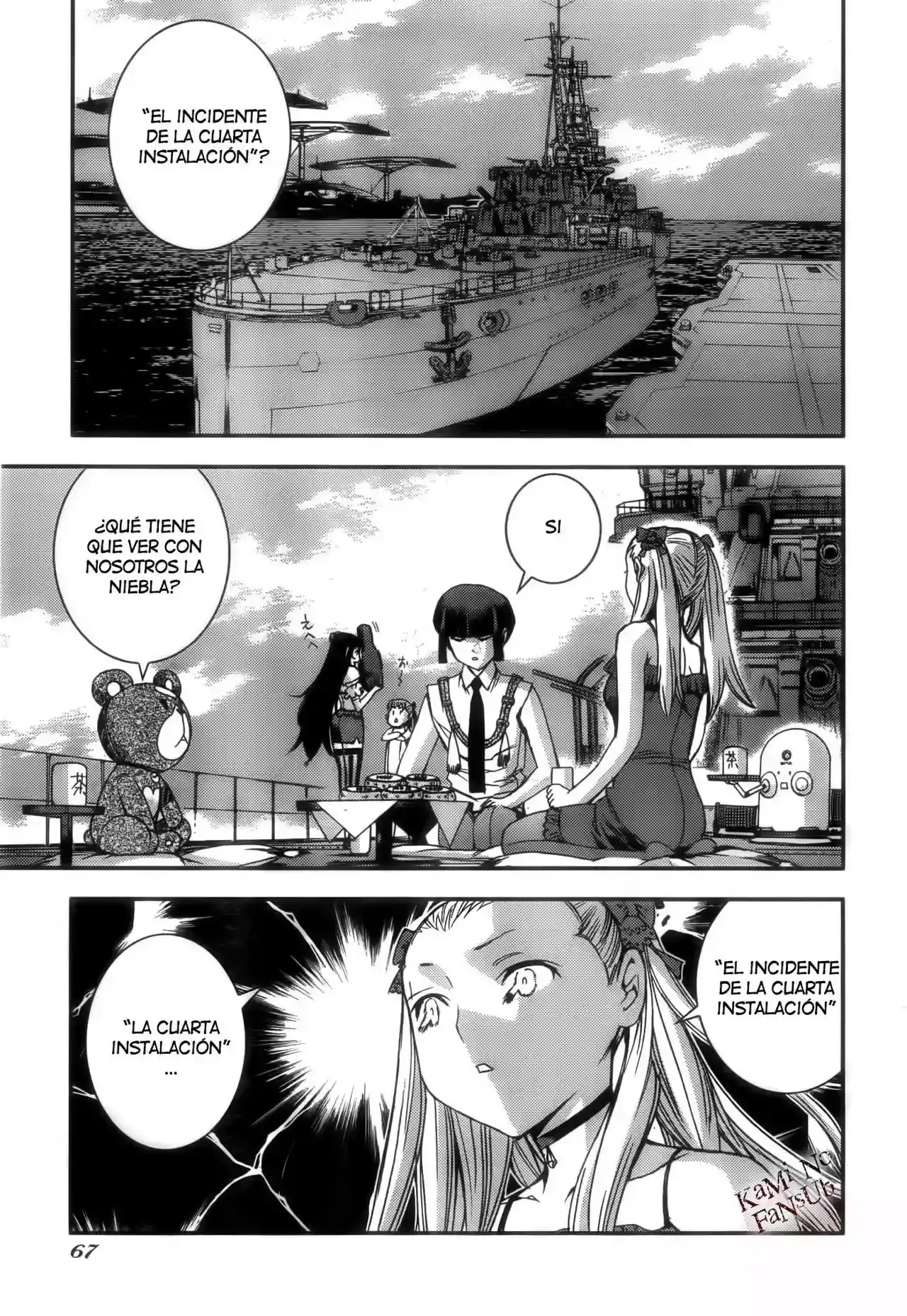 Aoki Hagane no Arpeggio capítulo 49, página 16