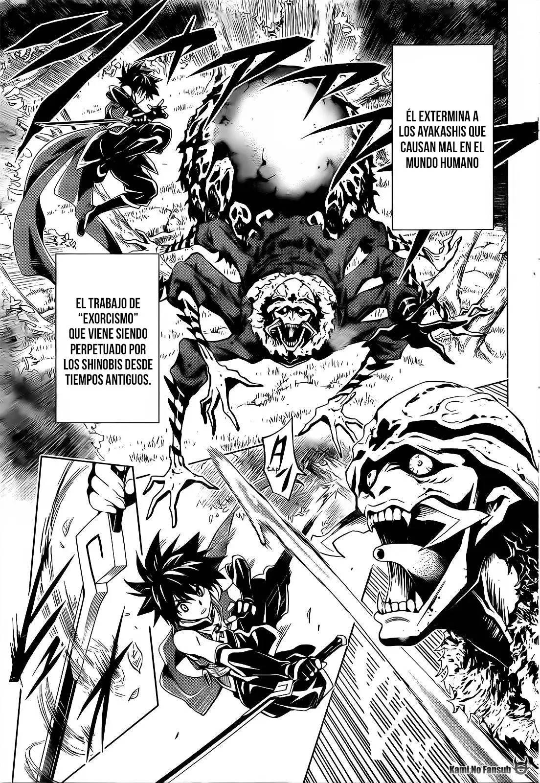 Ayakashi Triangle capítulo 1, página 17