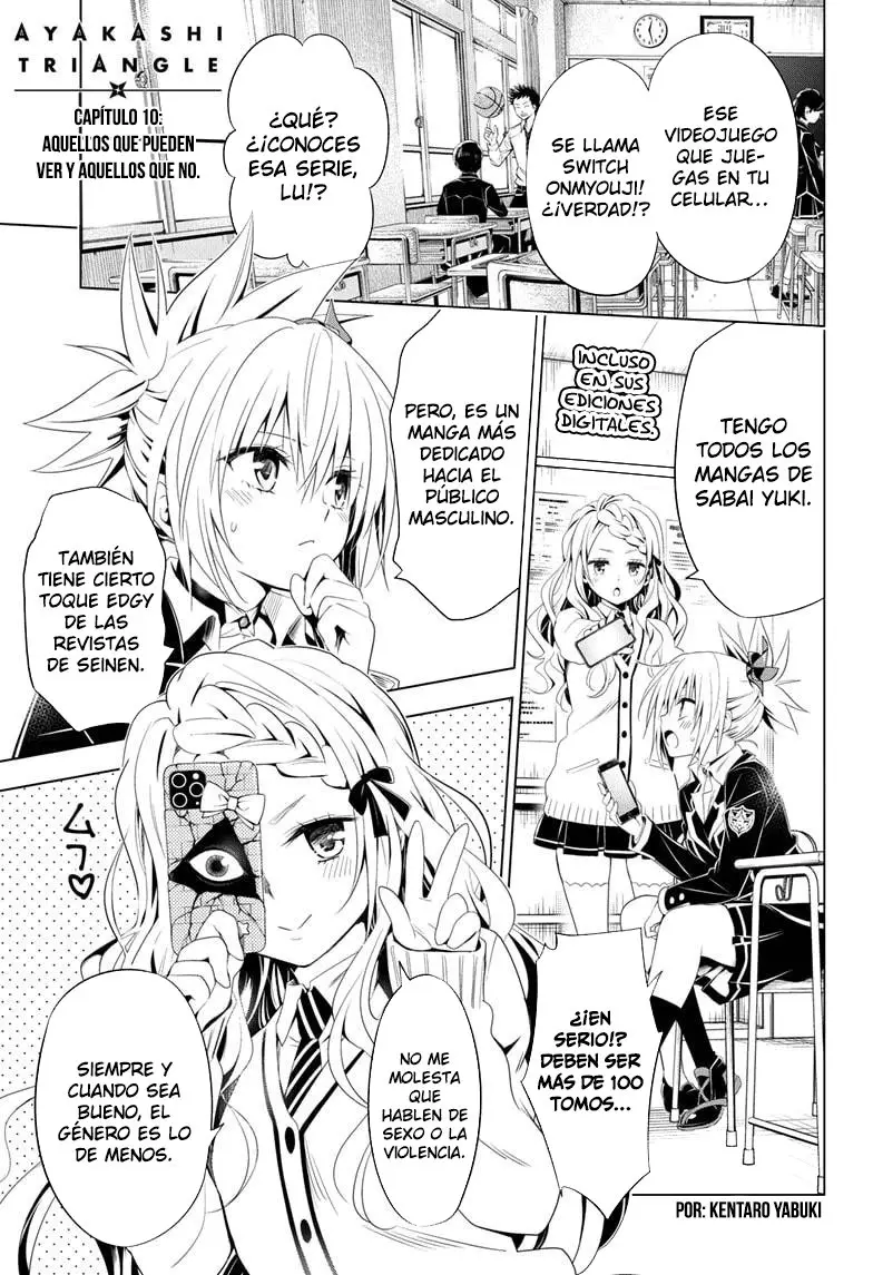 Ayakashi Triangle capítulo 10, página 2