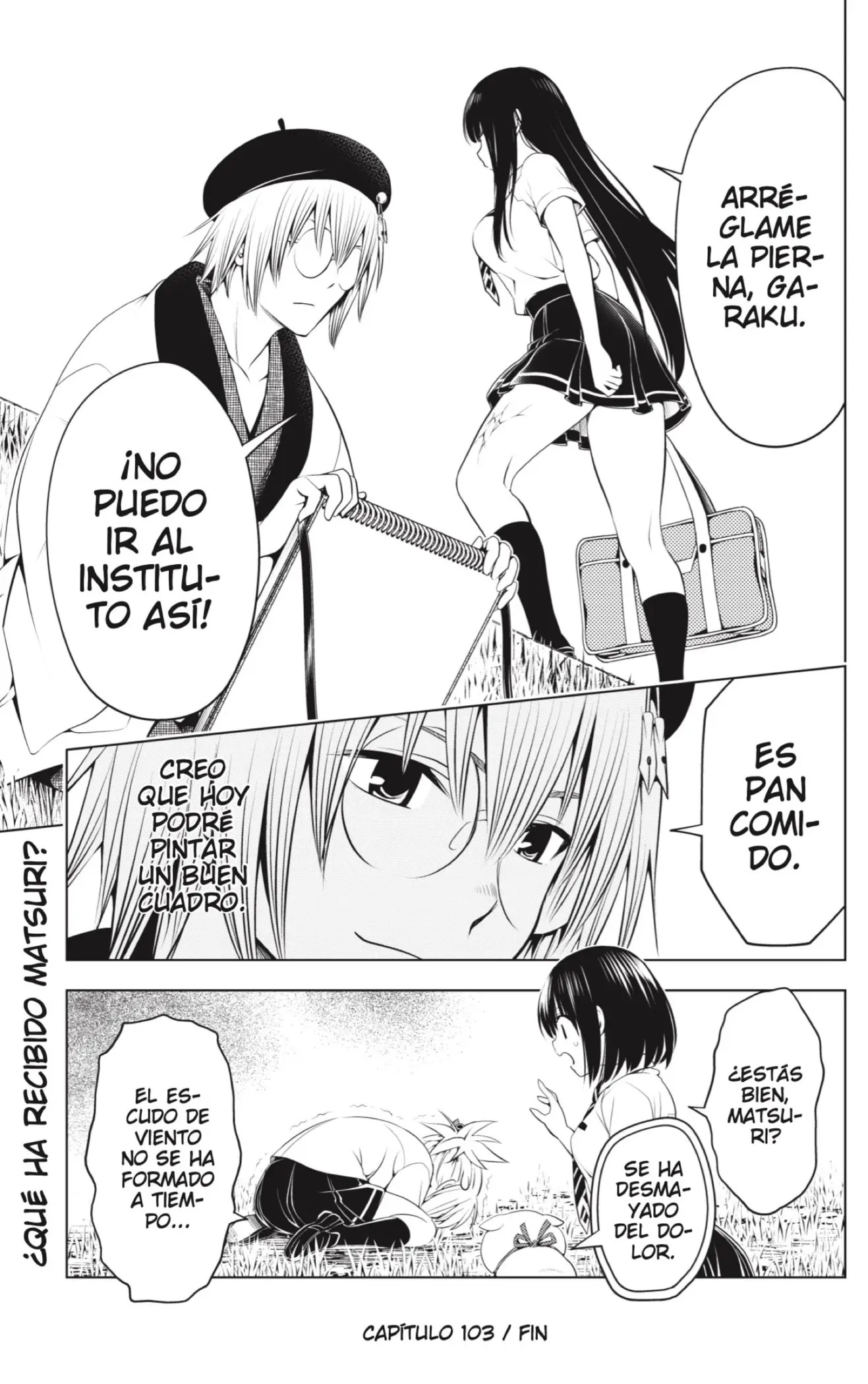 Ayakashi Triangle capítulo 103, página 21