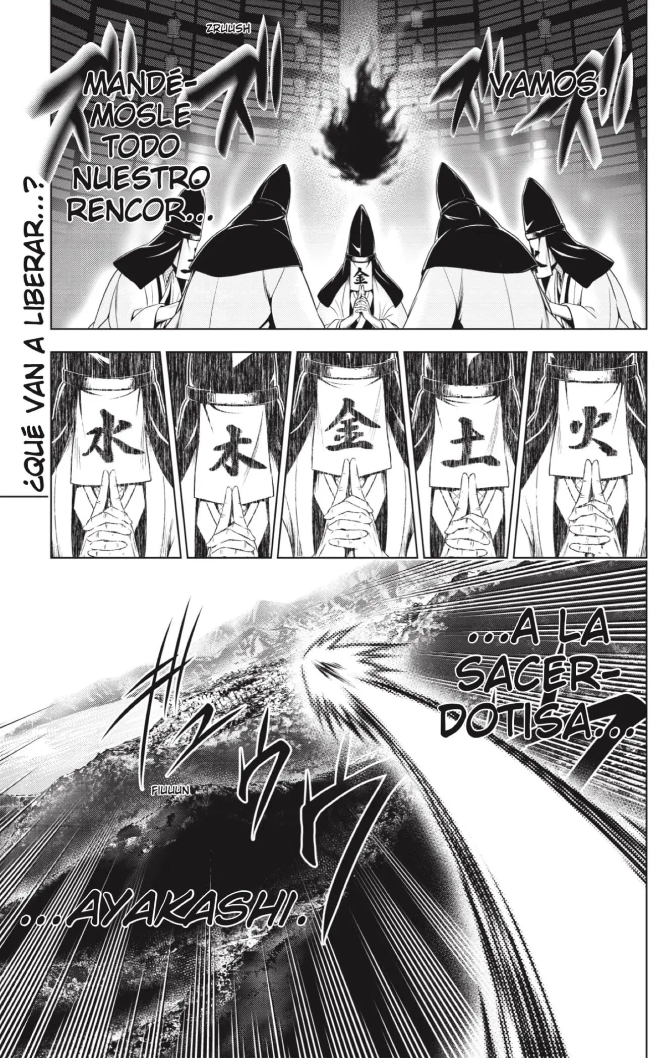 Ayakashi Triangle capítulo 117, página 3